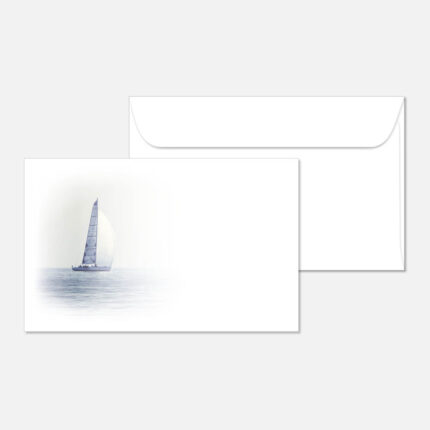 Kuvert mit einer Landschaft